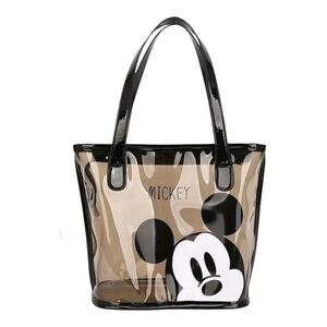 NEW Mickey Mouse Transparent Tote Bag - Black‎